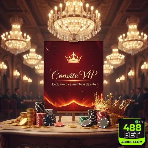 Imagem promocional do 488bet destacando o programa VIP exclusivo do site 488bet para jogadores.