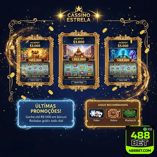 Imagem do site 488bet com destaque para a página inicial e opções de apostas esportivas e jogos.